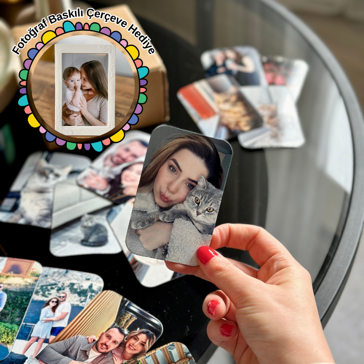 18 Adet Foto Magnet - Çerçeve Hediye 🎁 görseli
